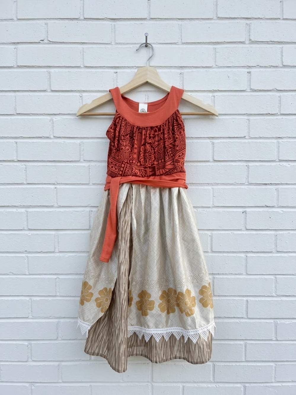 Little Adventures Moana Polynesian Princess Dress Up Costume Size Large 5-7
